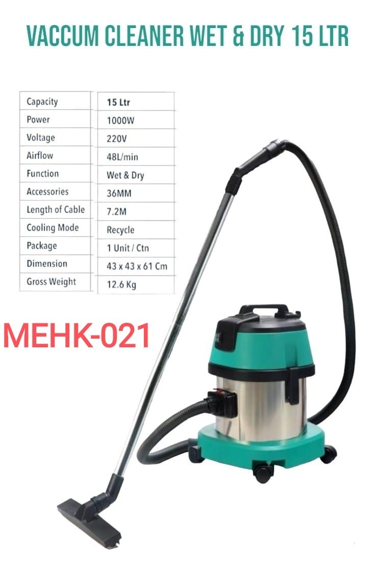 VACCUME CLEANER WET & DRY 15LTRS